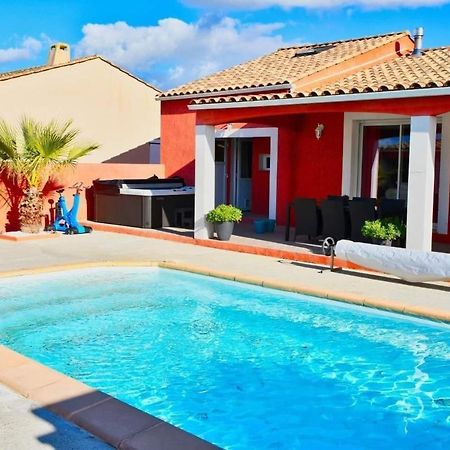 Villa Elegante A Carcassonne Avec Jardin Et Jacuzzi ภายนอก รูปภาพ