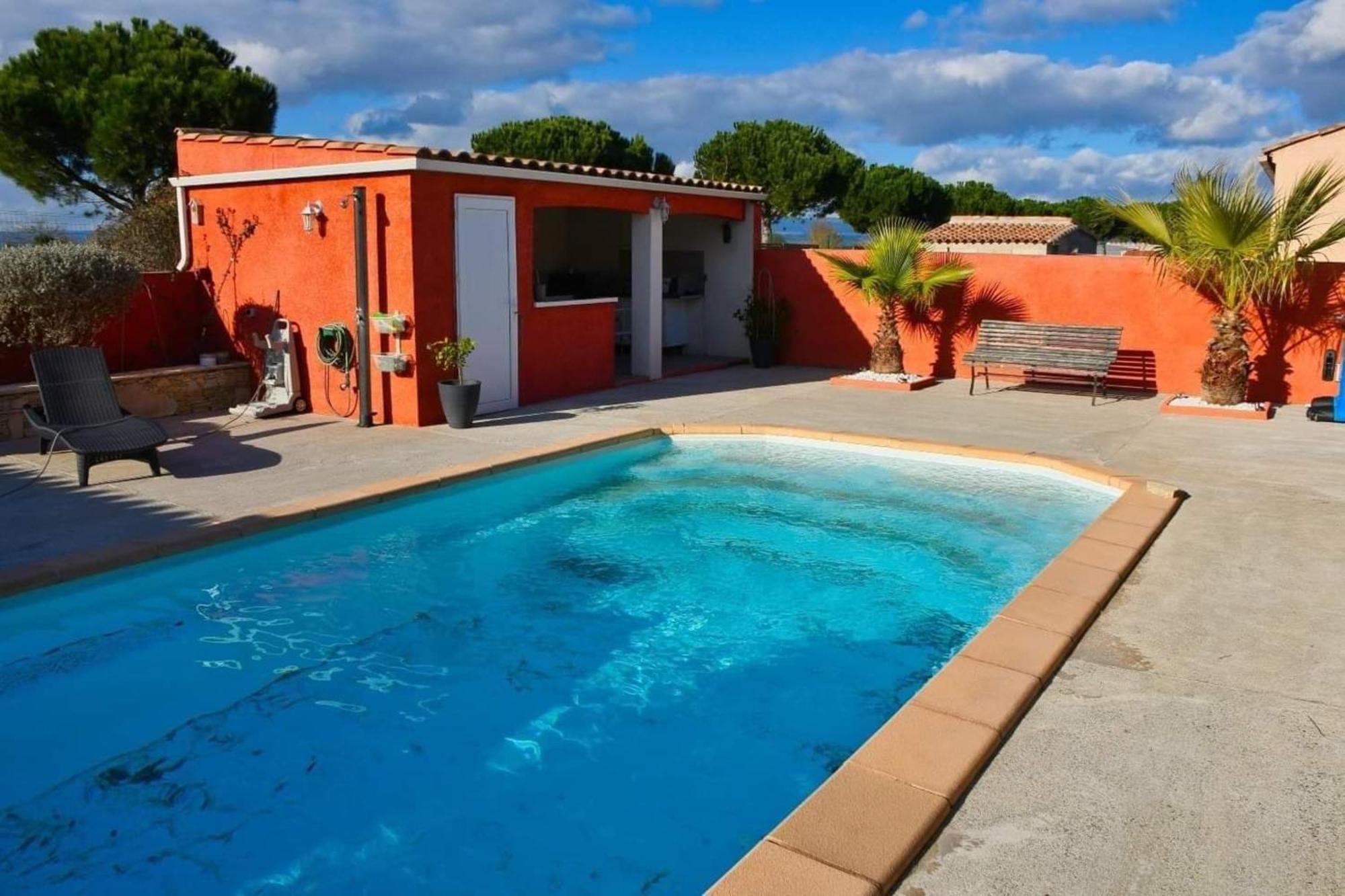 Villa Elegante A Carcassonne Avec Jardin Et Jacuzzi ภายนอก รูปภาพ